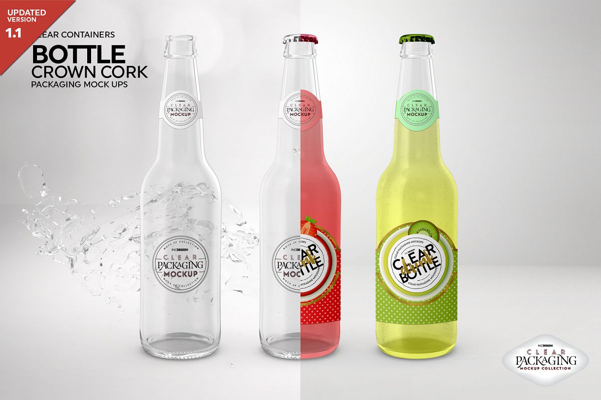 Crown Cork Bottle Mock Up example image 1