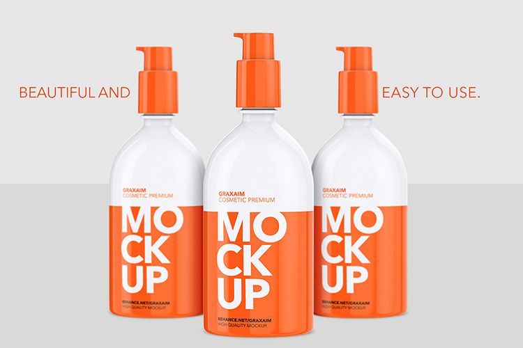Plastic Cosmetic Pump Bottle example image 1