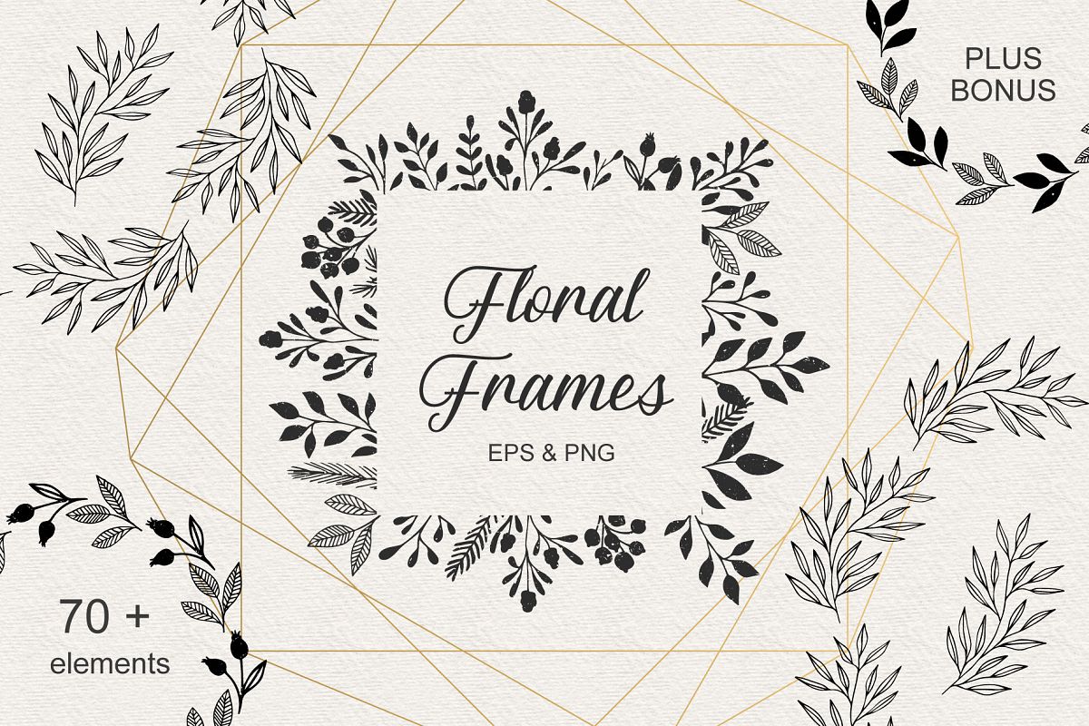 Floral frames example image 1