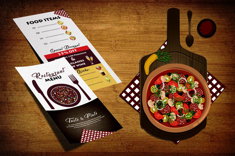 Restaurant Food Menu Template example image 1