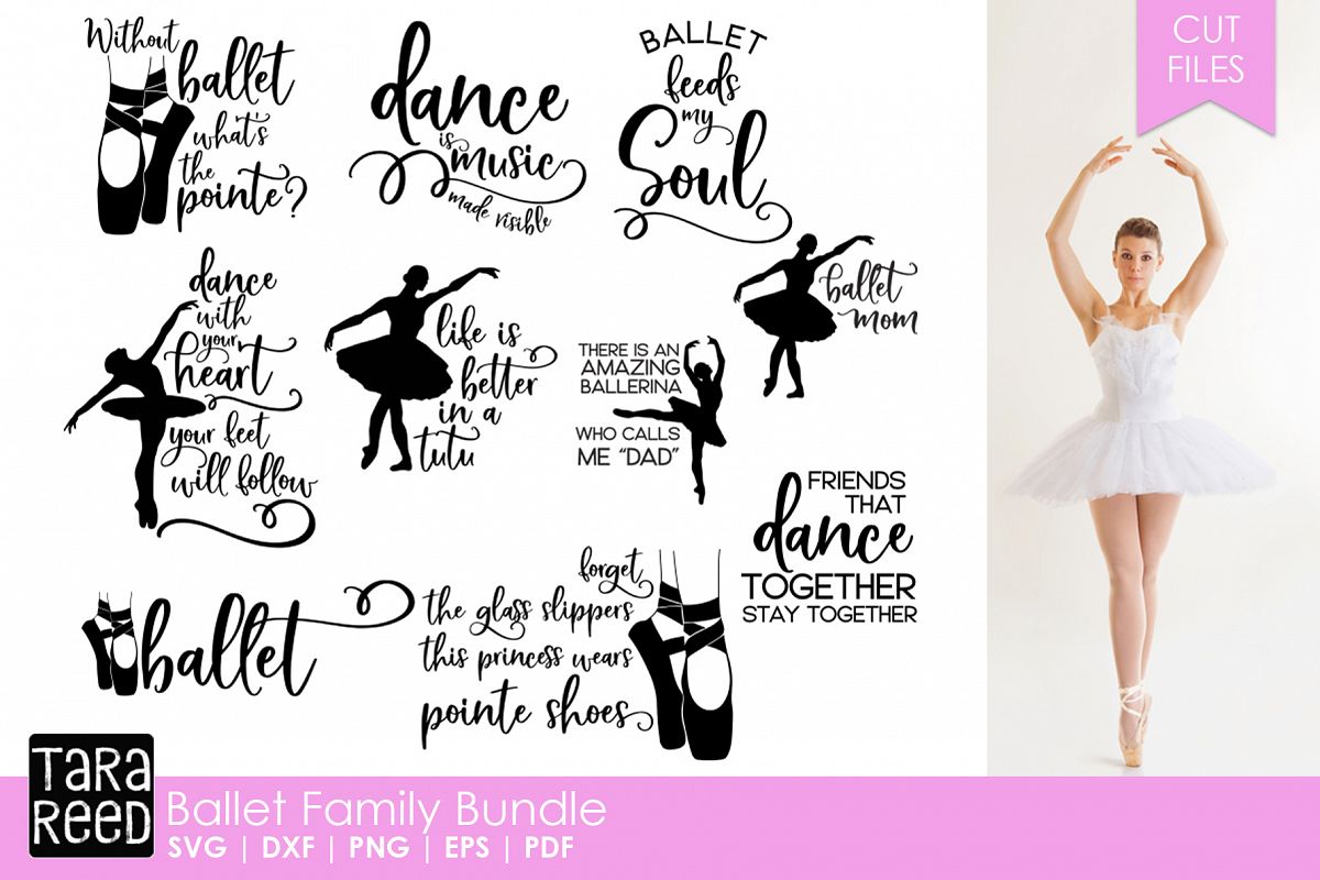 Download Ballet Family - Ballet SVG and Cut Files for Crafters