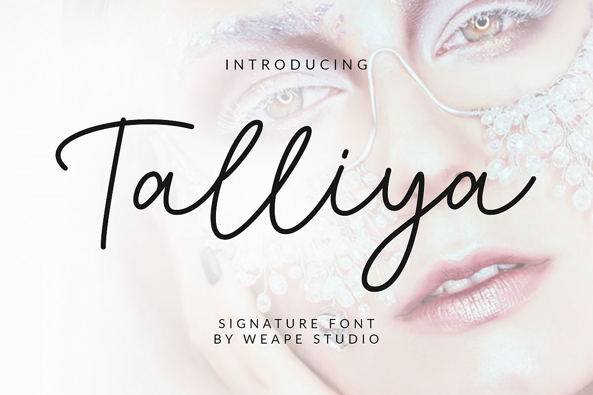 Talliya Signature Font example image 1