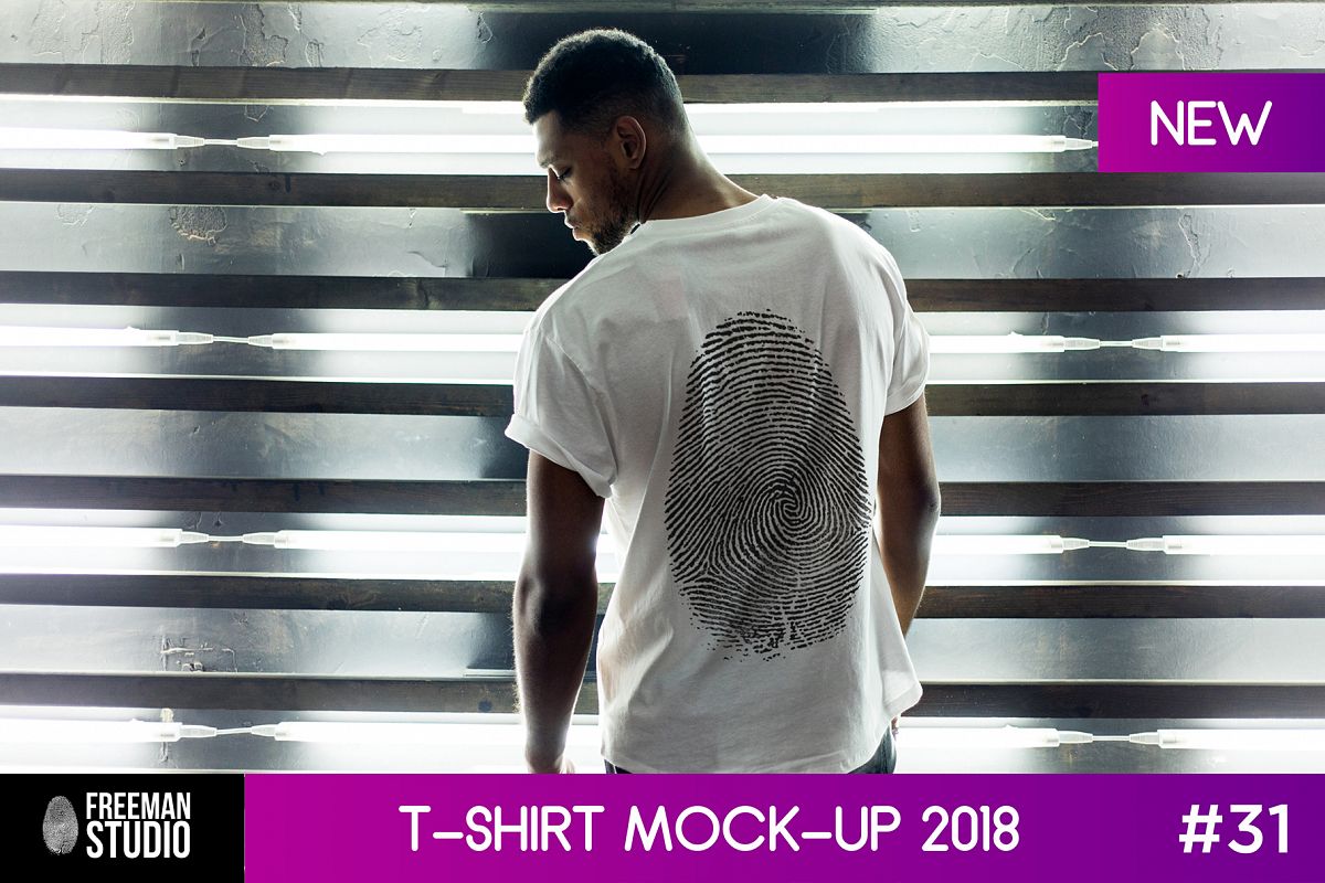 T-Shirt Mock-Up 2018 #31 example image 1