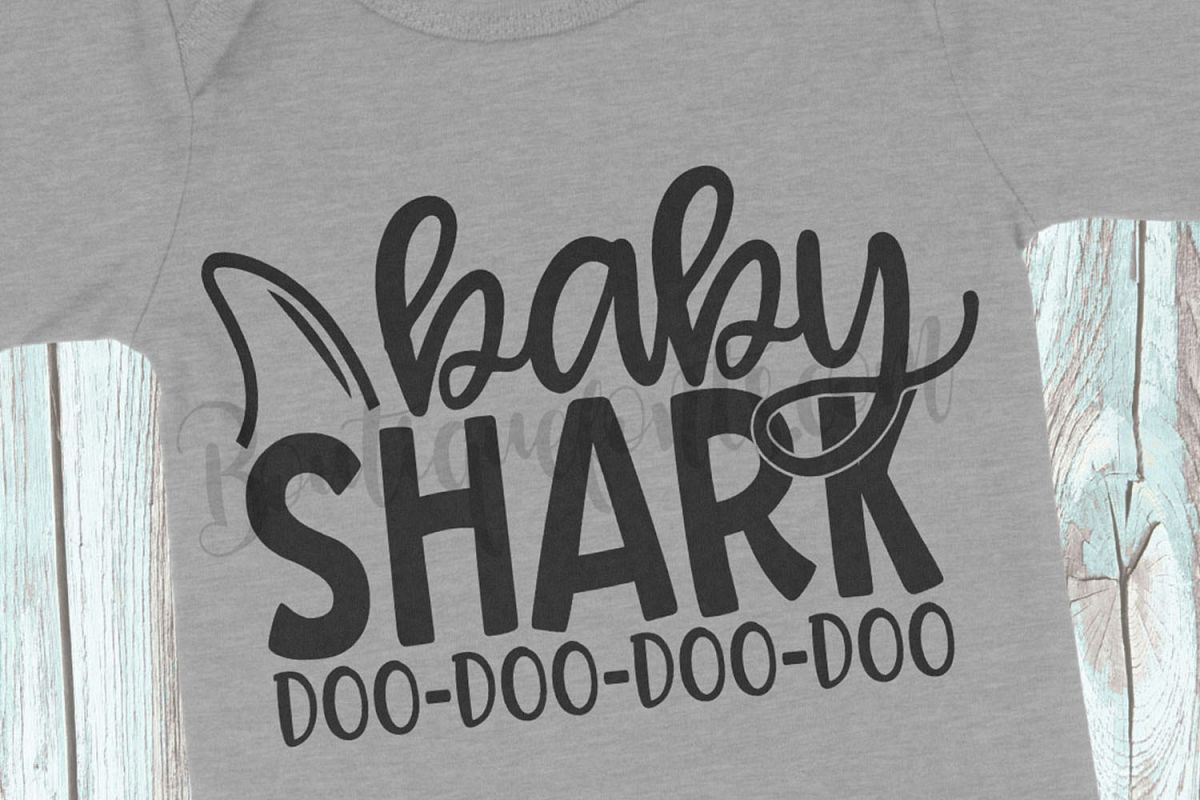 Baby Shark SVG PNG EPS DXF Cut File Mommy Shark Daddy Shark