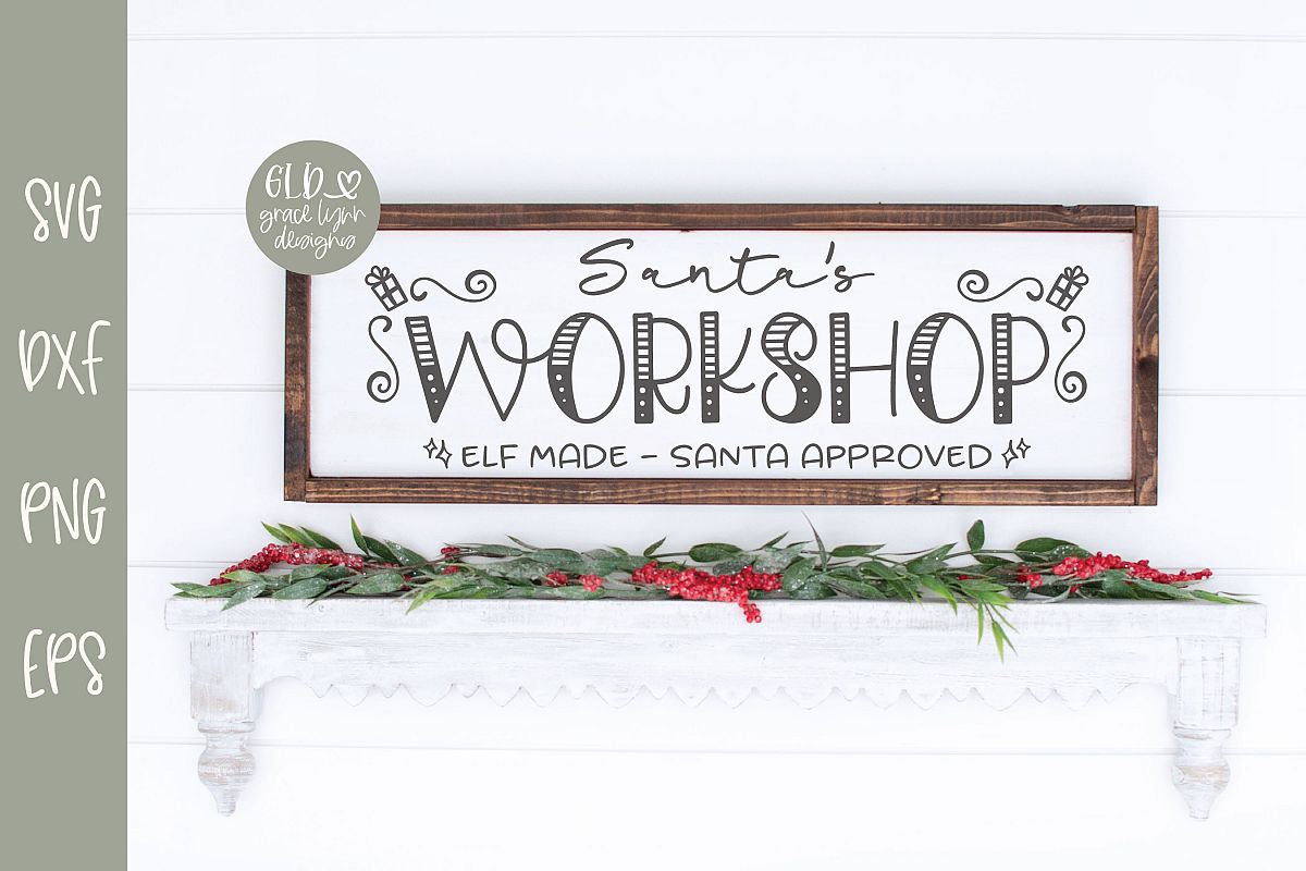 Santa's Workshop - Christmas SVG example image 1