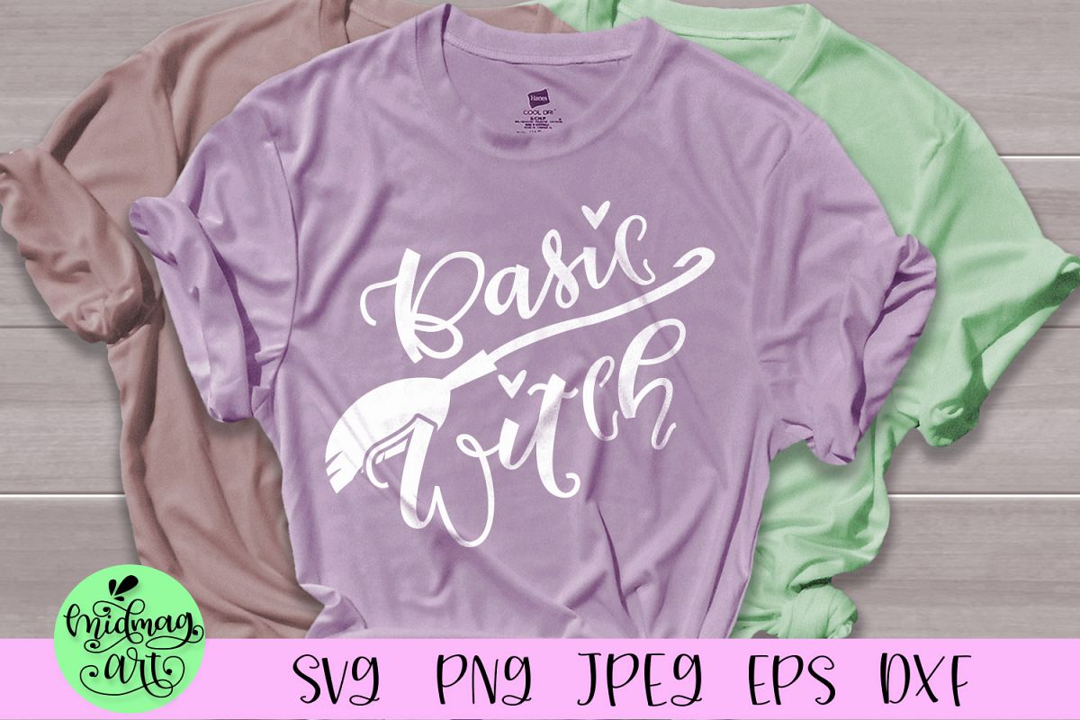 Basic witch svg, halloween svg example image 1