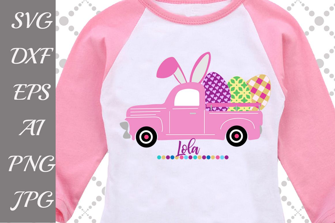 Easter Truck Svg: