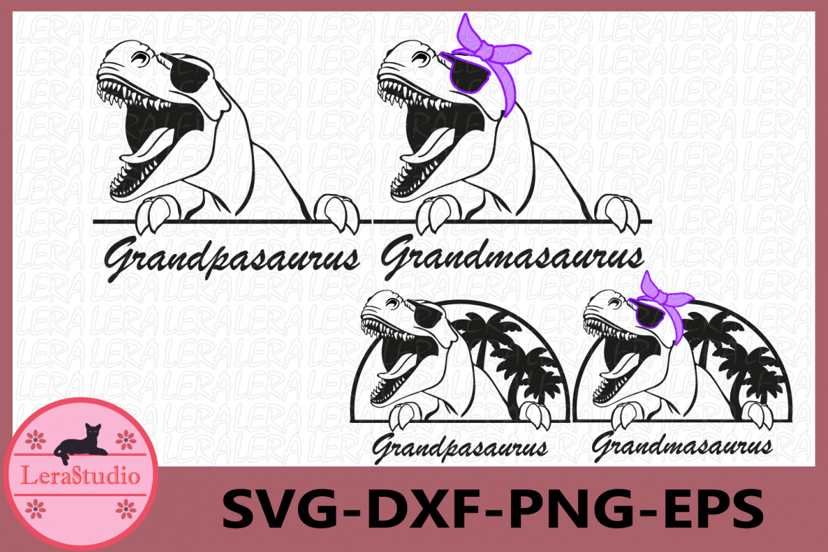 Download Grandmasaurus Svg, Grandpasaurus Svg, Dinosaurs Svg, T-Rex