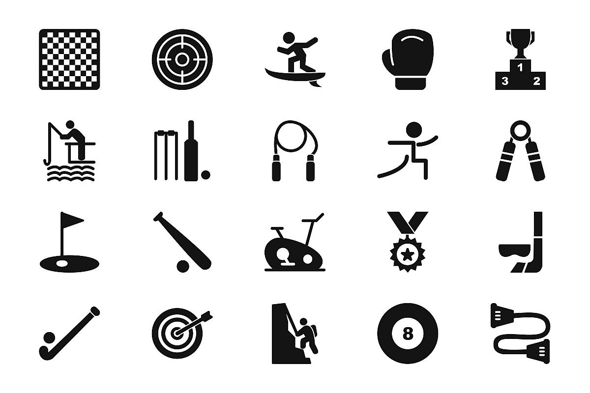 Set Of Sports And Game Icons example image 1