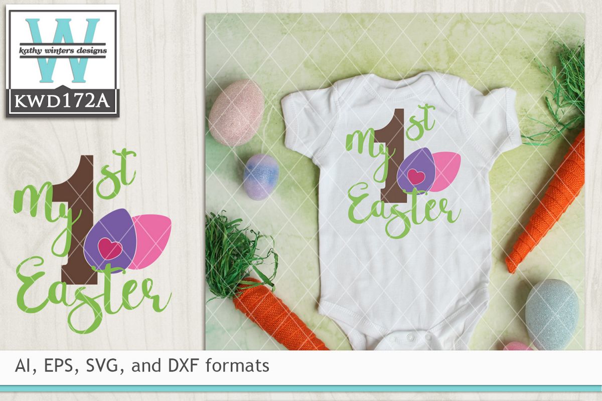 Easter SVG - My First Easter example image 1