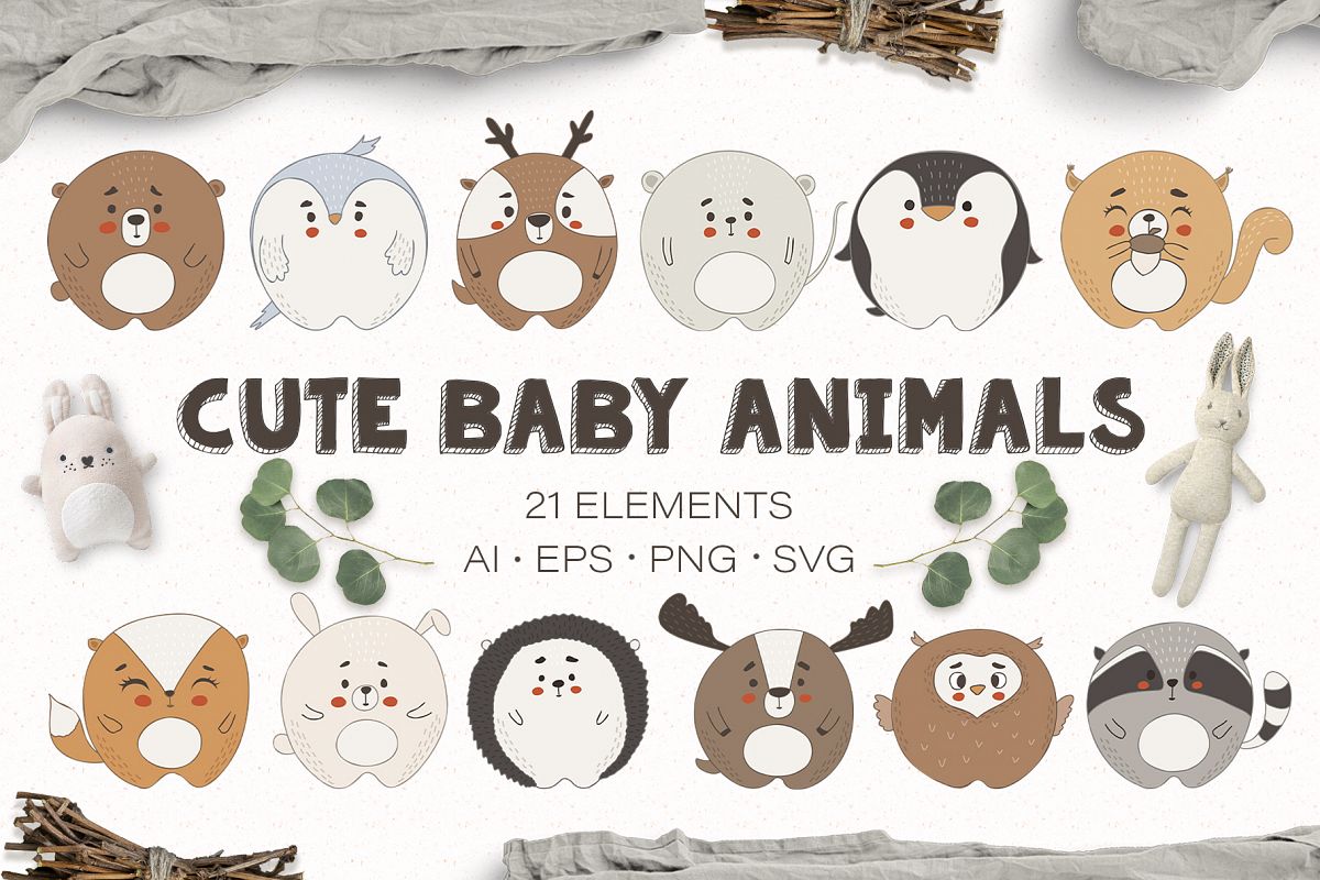 Cute baby animals example image 1