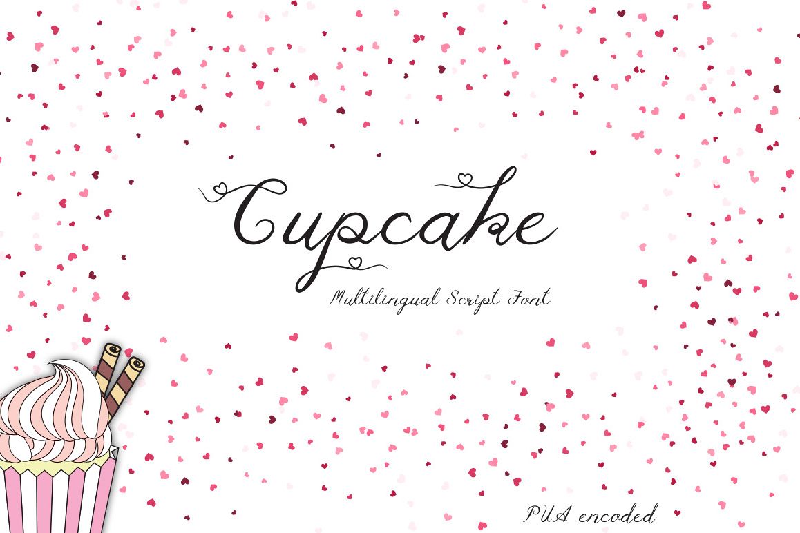 Cupcake Multilingual Script Font example image 1