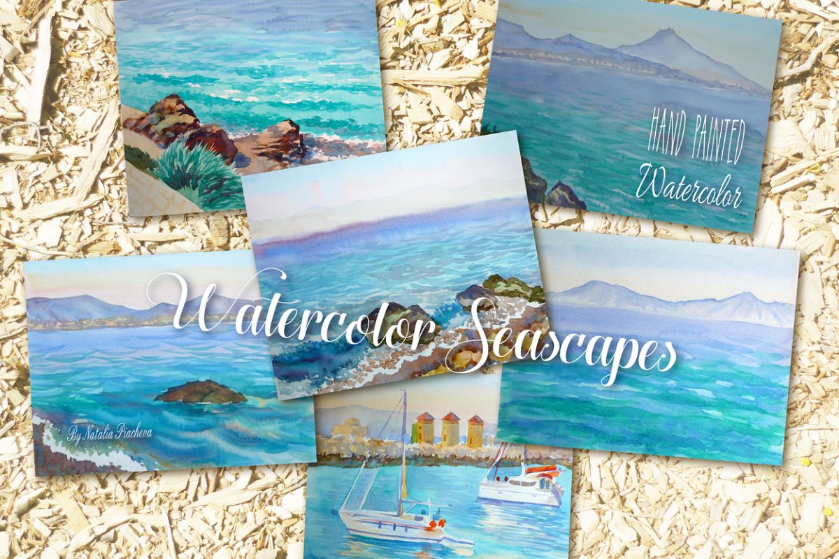 Watercolor Seascapes example image 1