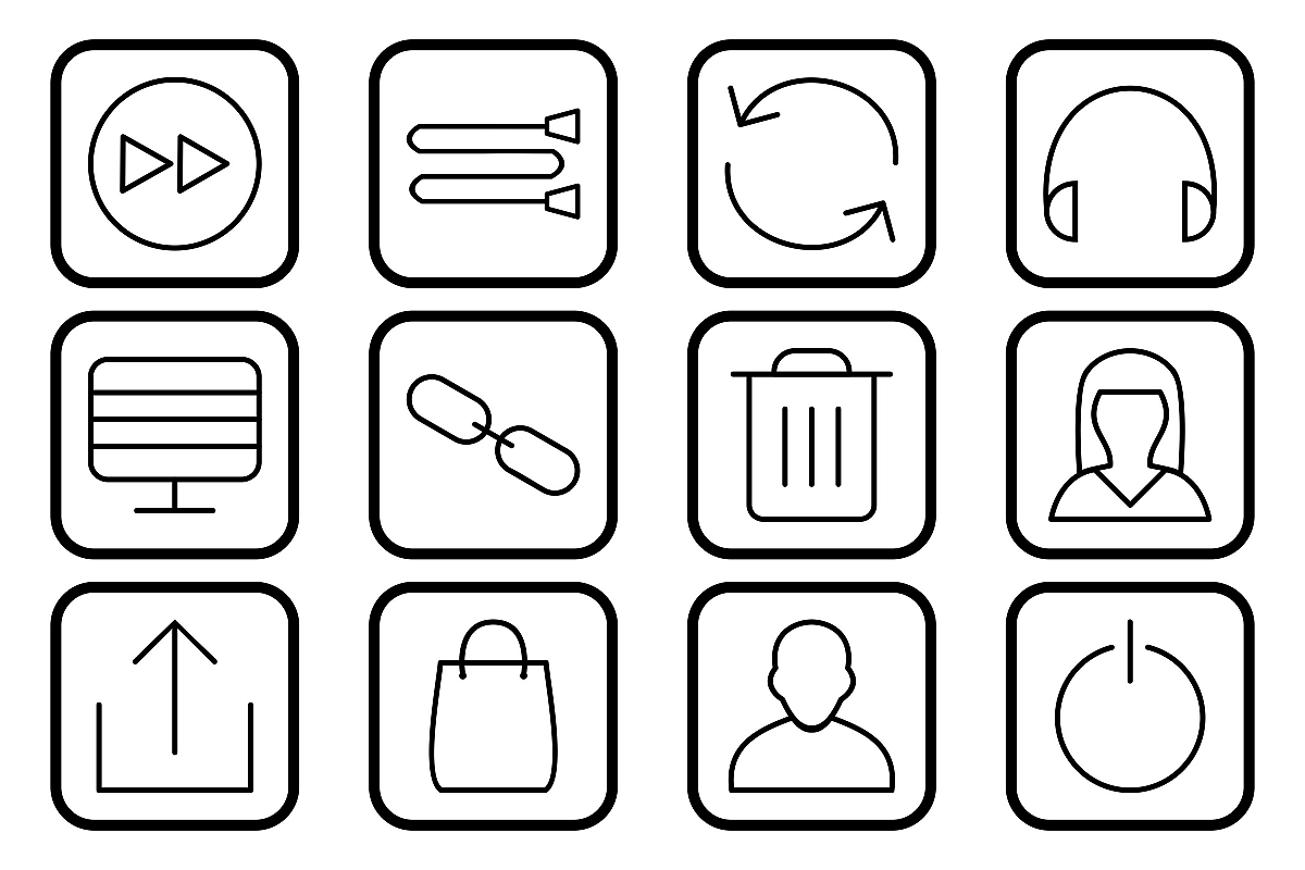Set Of Multimedia Icons example image 1