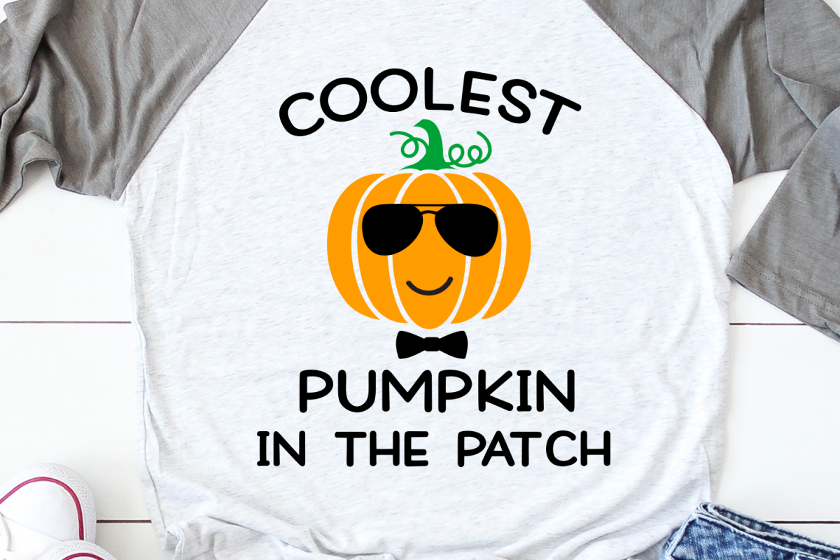 Download Coolest Pumpkin in the Patch Svg, Boy Pumpkin Fall Shirt Svg