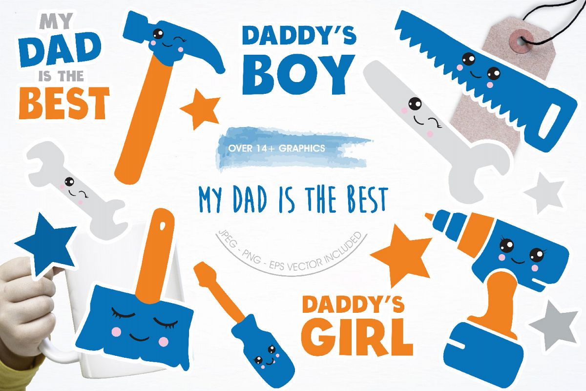 Best Dad Cute Graphics example image 1