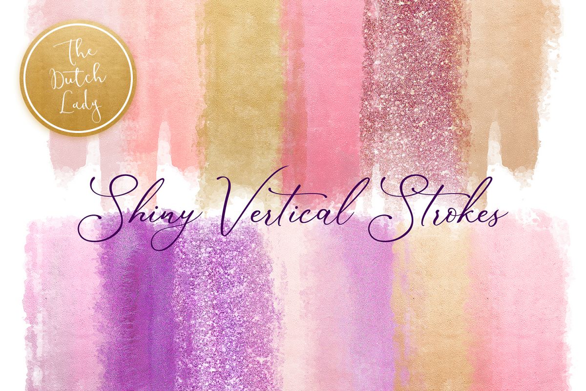 Paint Brush Stroke Clipart Vertical example image 1