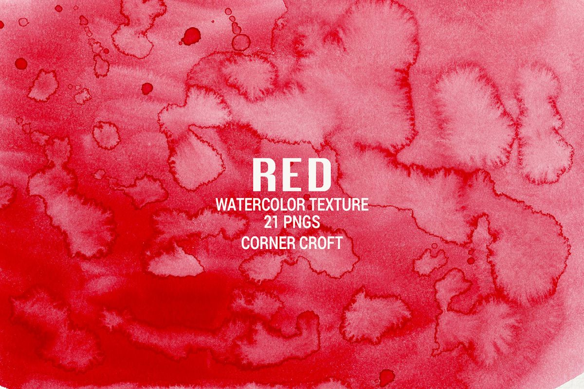 Watercolor Texture Red example image 1