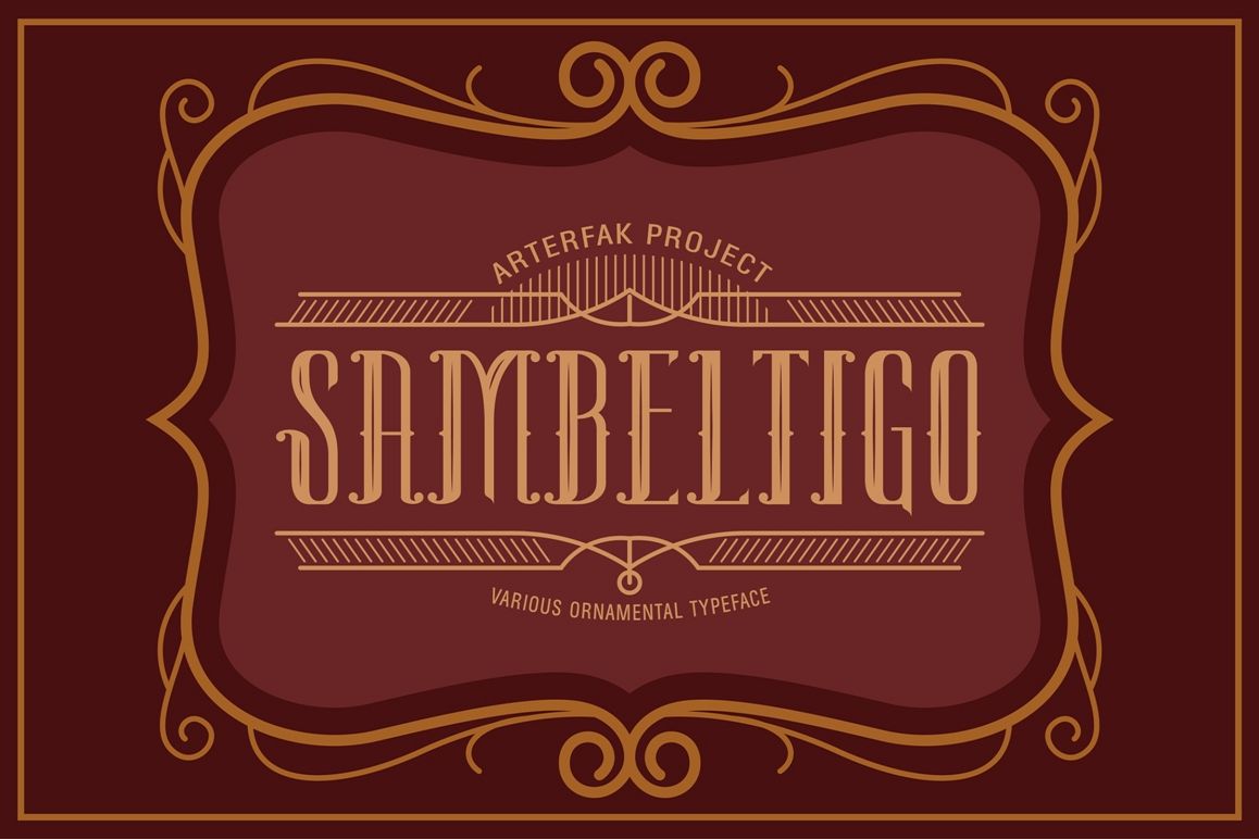 Sambeltigo Typeface example image 1