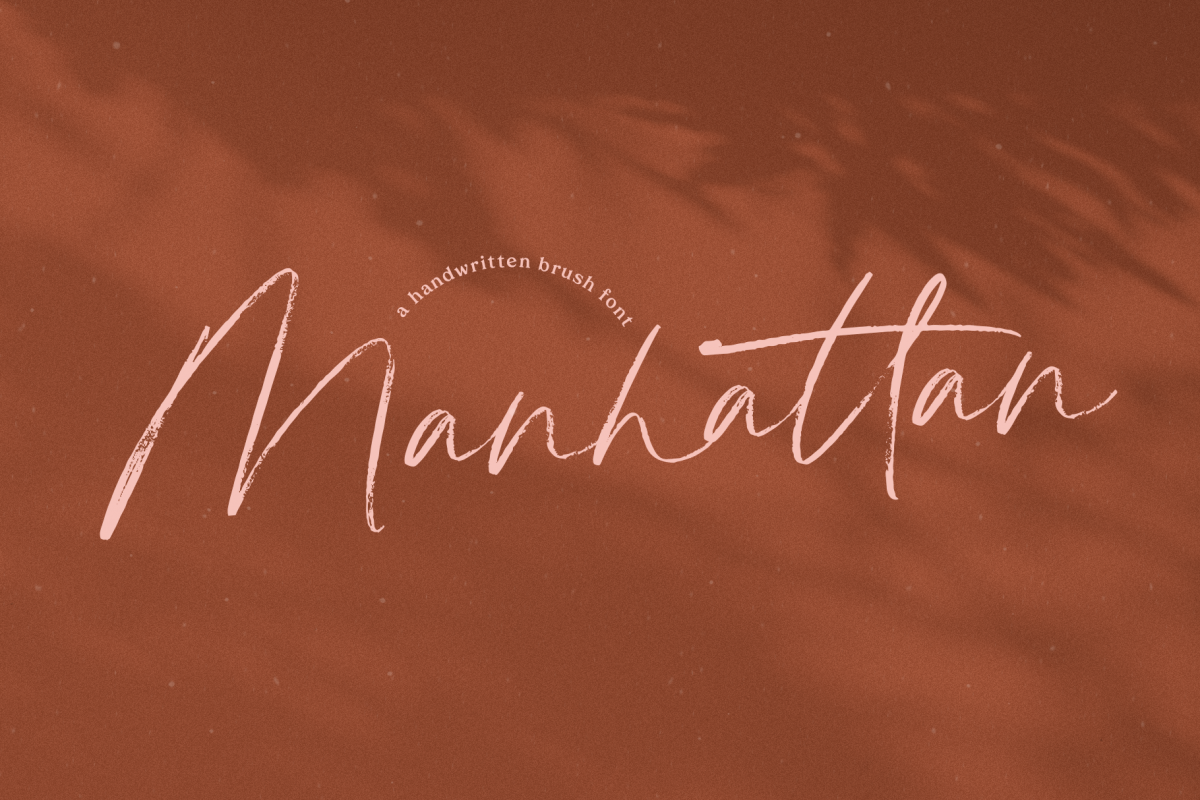 Manhattan - A Brush Script Font example image 1