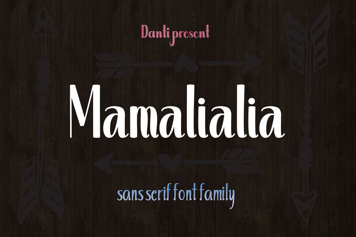 Mamalialia Font Family example image 1
