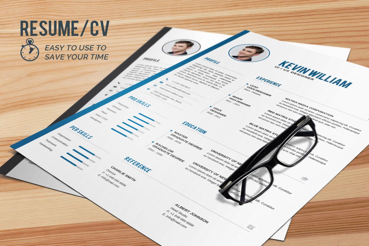 Resume Template example image 1