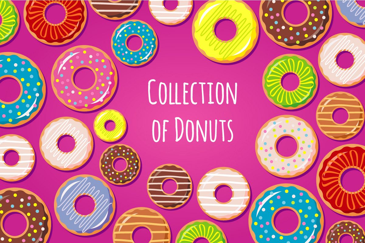 Collection Of Donuts example image 1