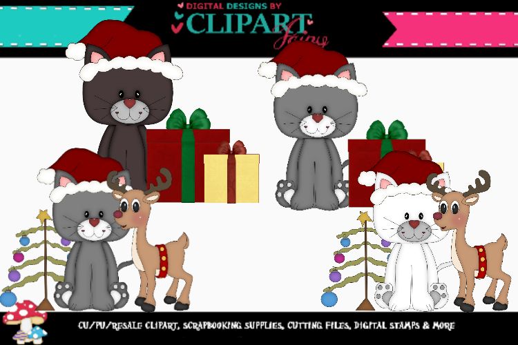 Christmas Kitties 3 example image 1