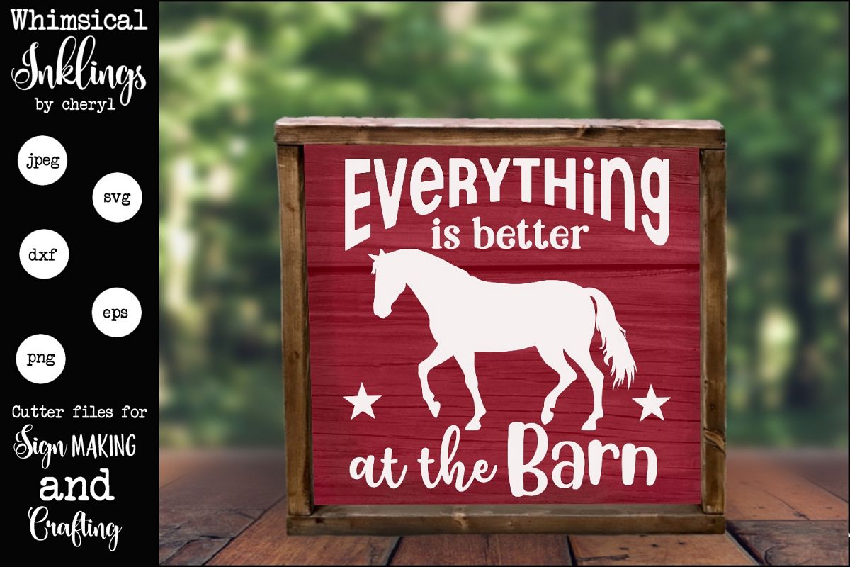 Everything Is Better At The Barn SVG example image 1