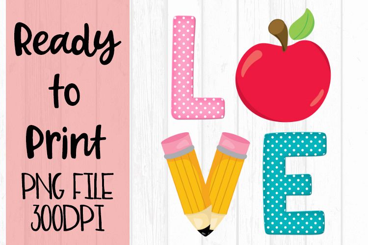 Love School Ready to Print example image 1