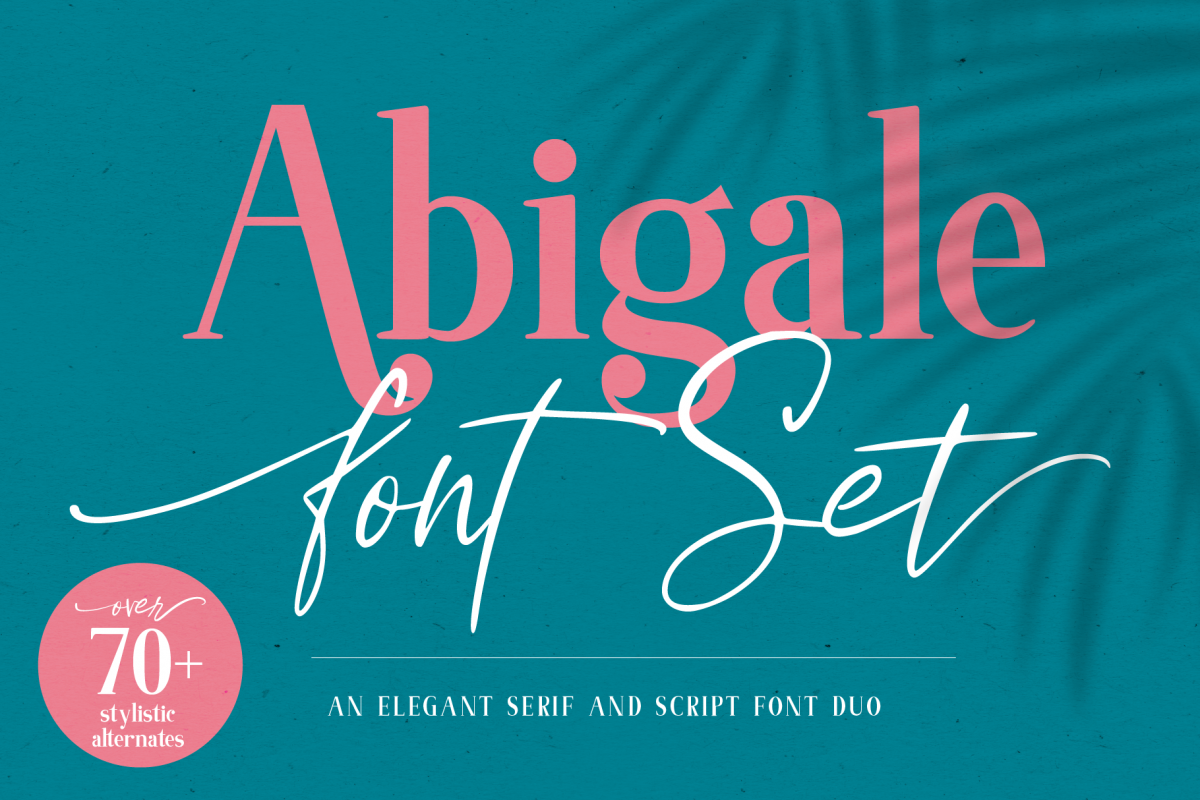 Abigale Font Duo Set example image 1