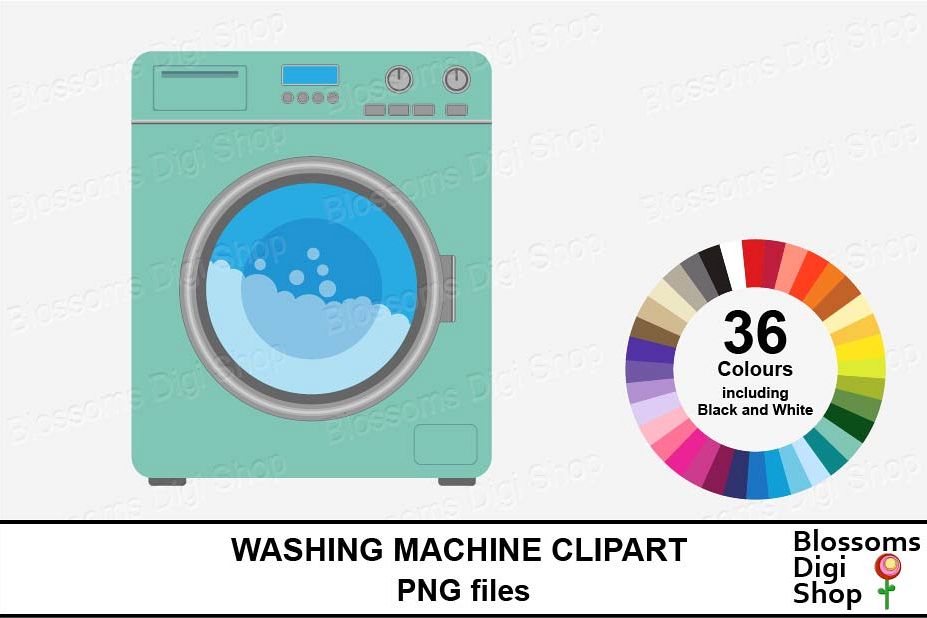 Washing Machine Clipart example image 1
