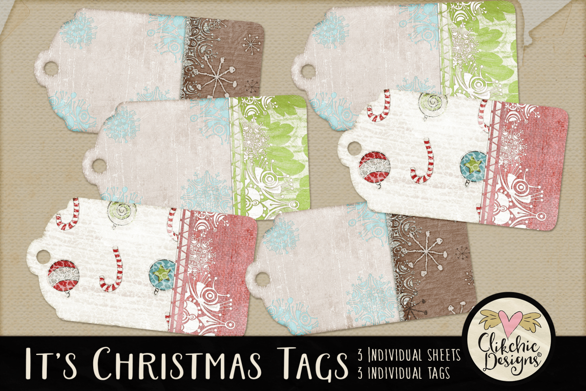 Christmas Tags - Printable It's Christmas Gift Tags example image 1