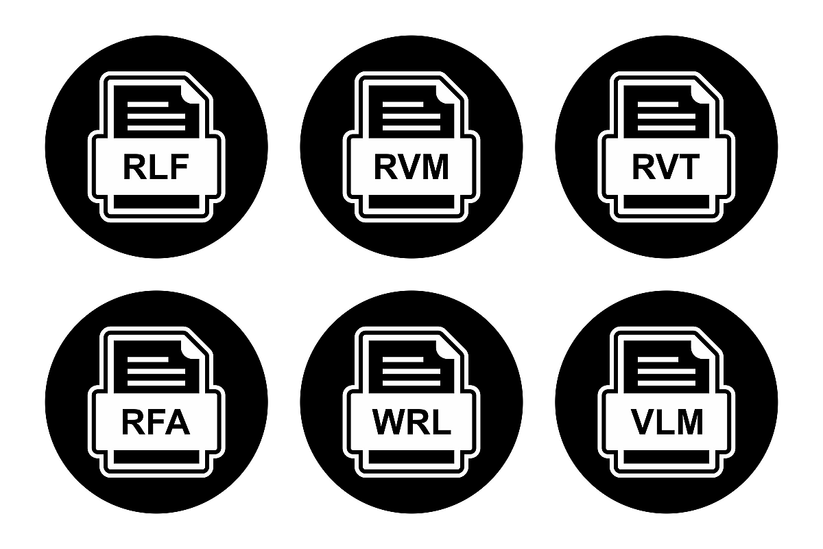 Set Of File Formats Icons example image 1
