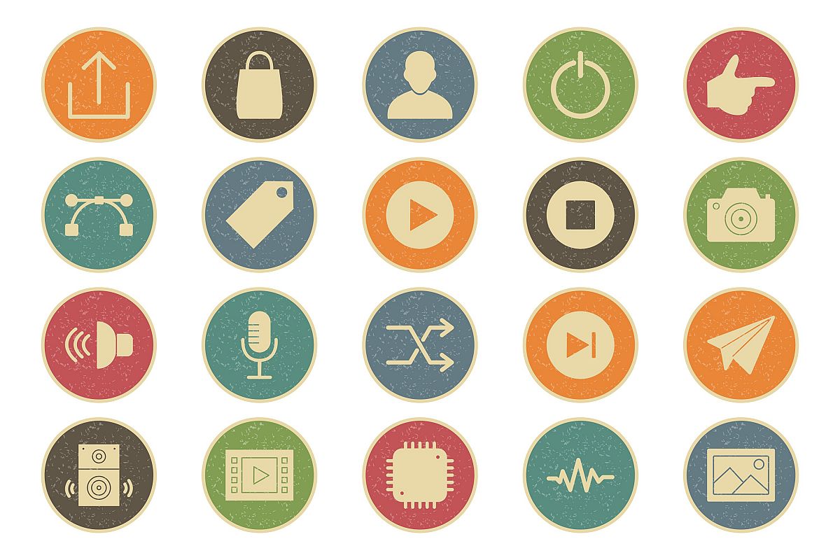 Set Of Multimedia Icons example image 1