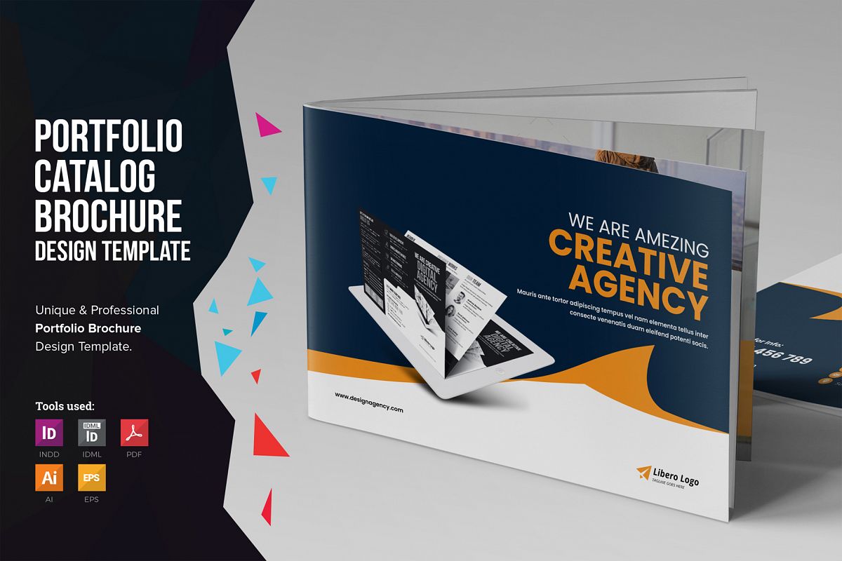 Portfolio Bifold Brochure Design v2 example image 1