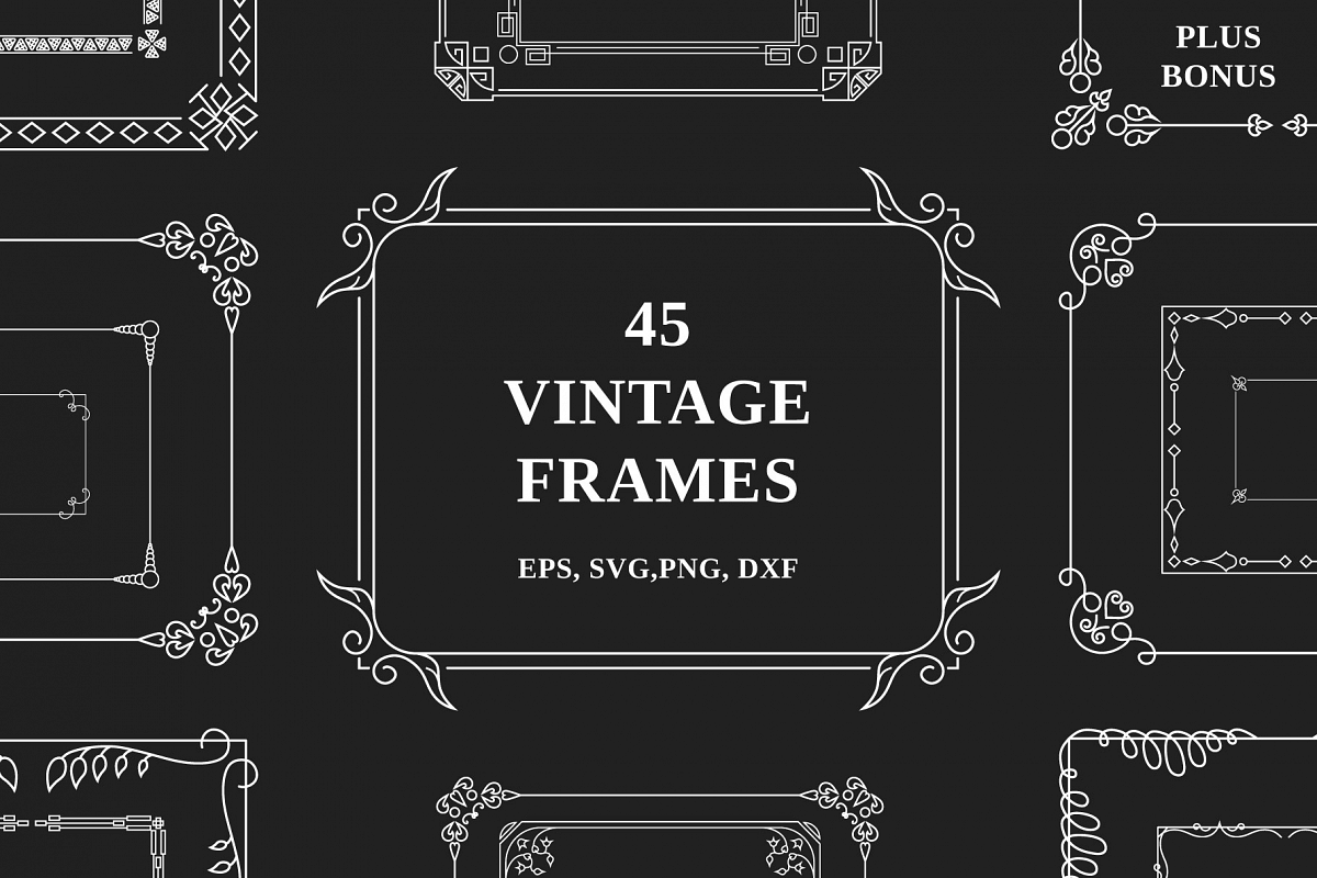 45 Vintage Frames example image 1