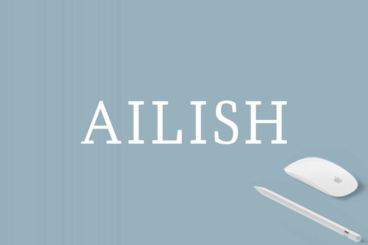 Ailish Slab Serif 3 Font Family example image 1