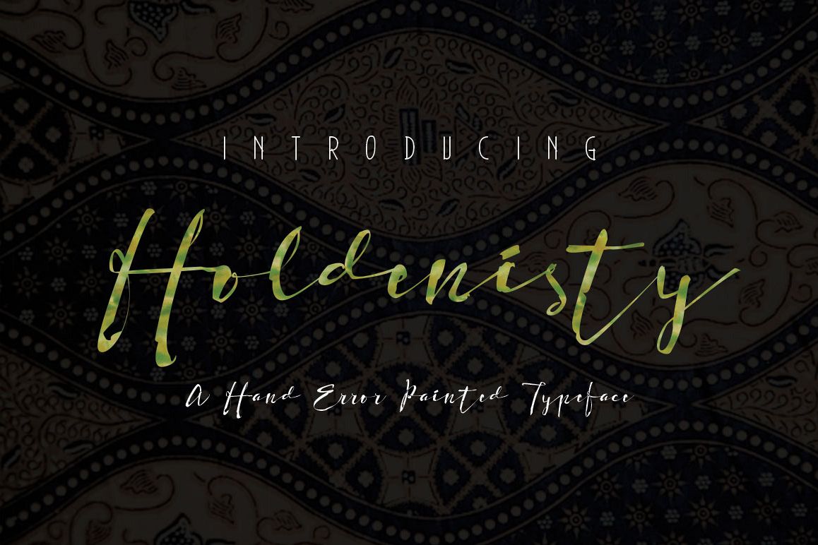 Holdenisty Typeface example image 1