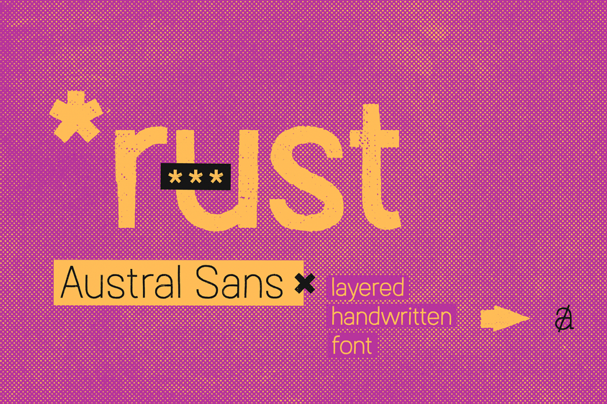 Austral Sans Rust example image 1