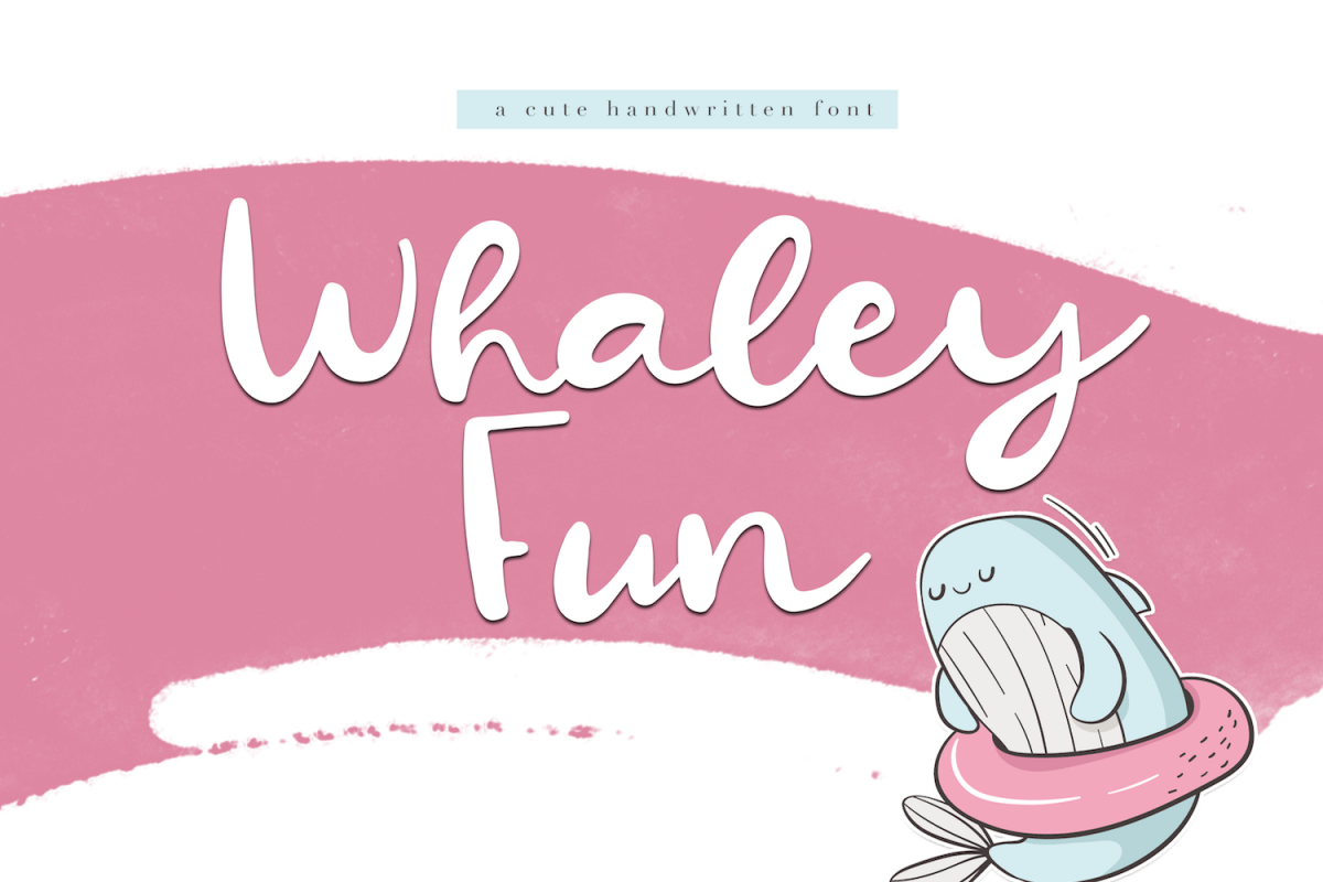 Whaley Fun - A Fun Script Font example image 1