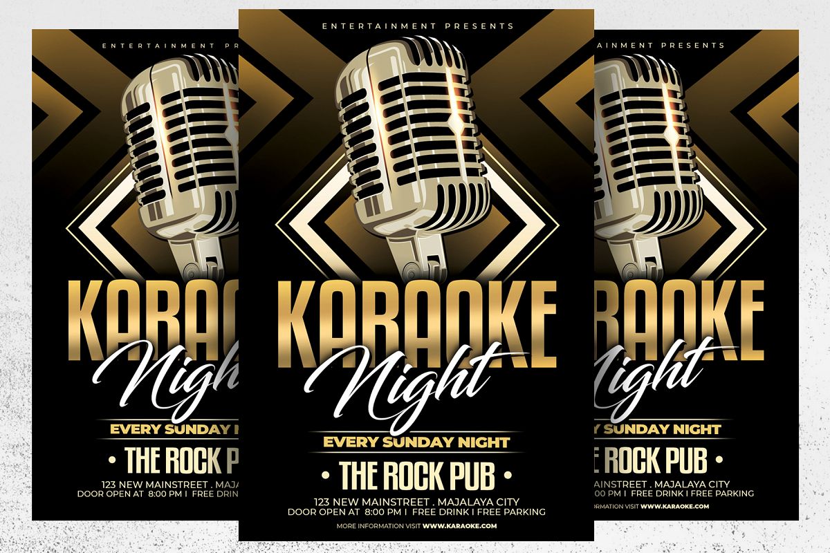 Karaoke Flyer Template example image 1