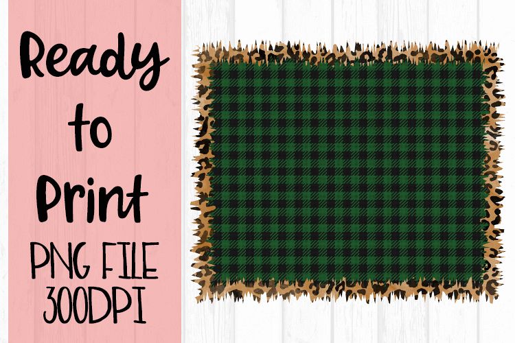 Green Buffalo Plaid Tree Ready to Print example image 1