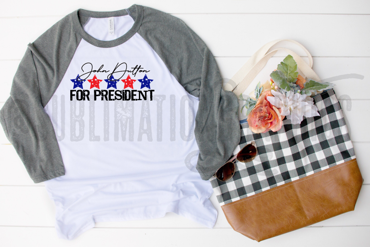 Dutton For President Sublimation Digital Download example image 1