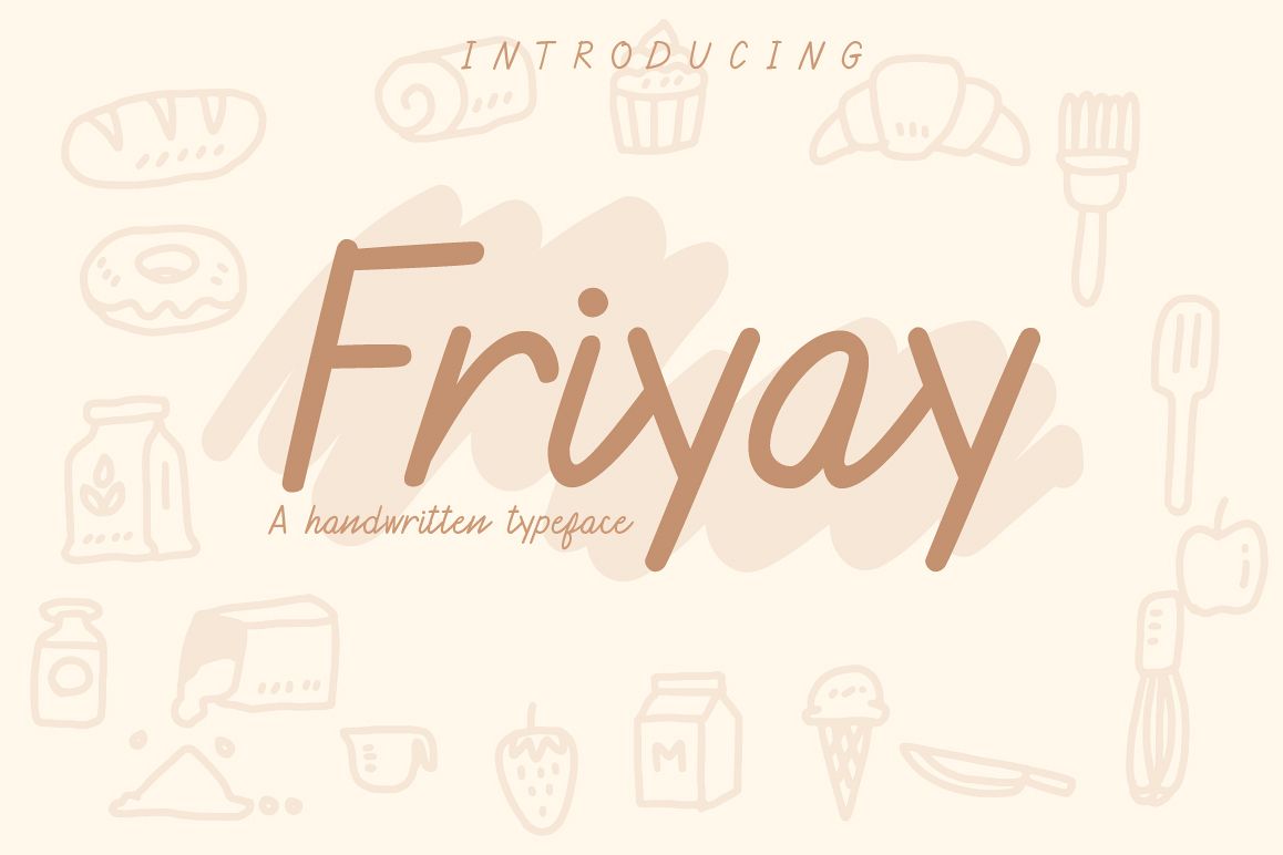 Friyay Handwritten Typeface example image 1