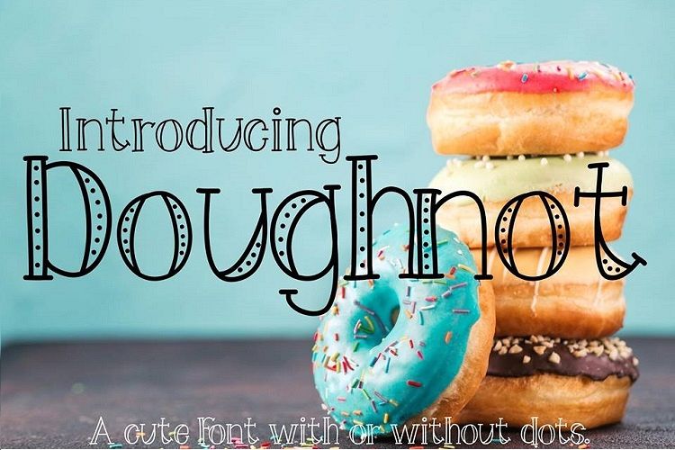 Doughnot Font example image 1