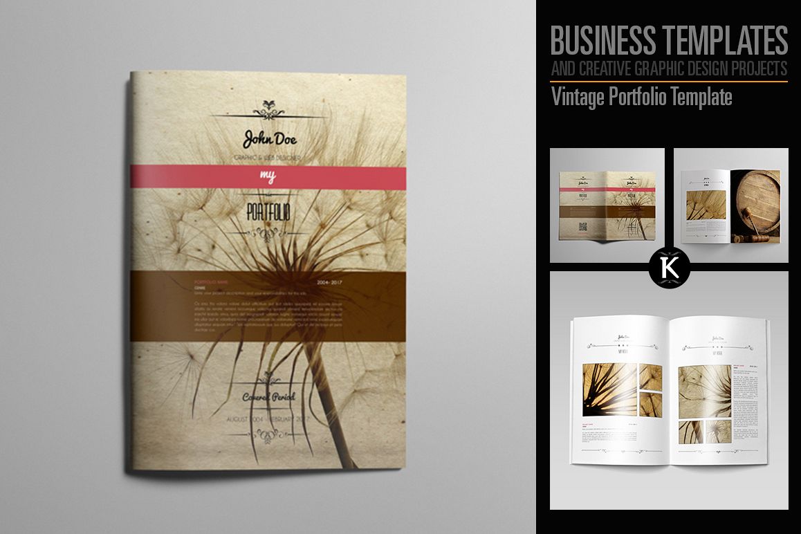 Vintage Portfolio Template example image 1