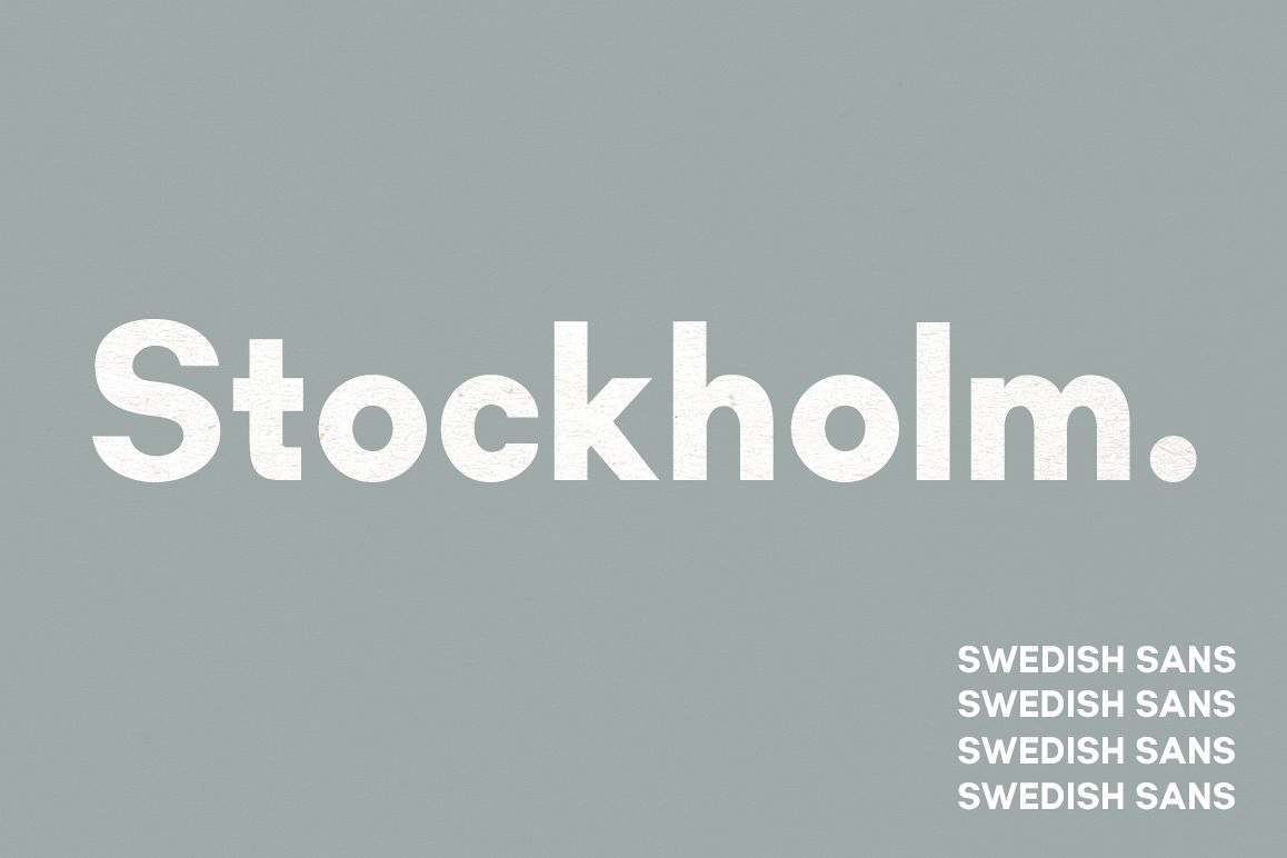 Stockholm | Two-Weight Font Family example image 1