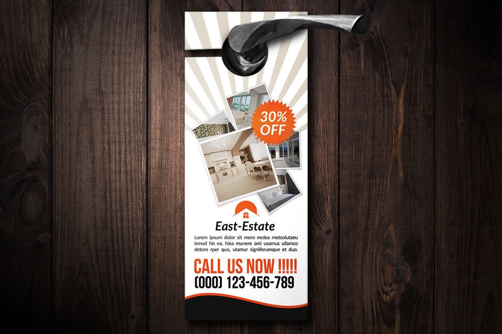 Real Estate Door Hangers example image 1