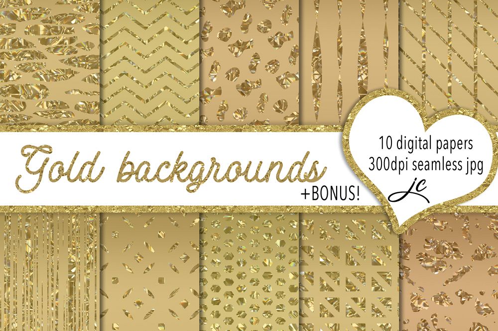 Gold Backgrounds example image 1